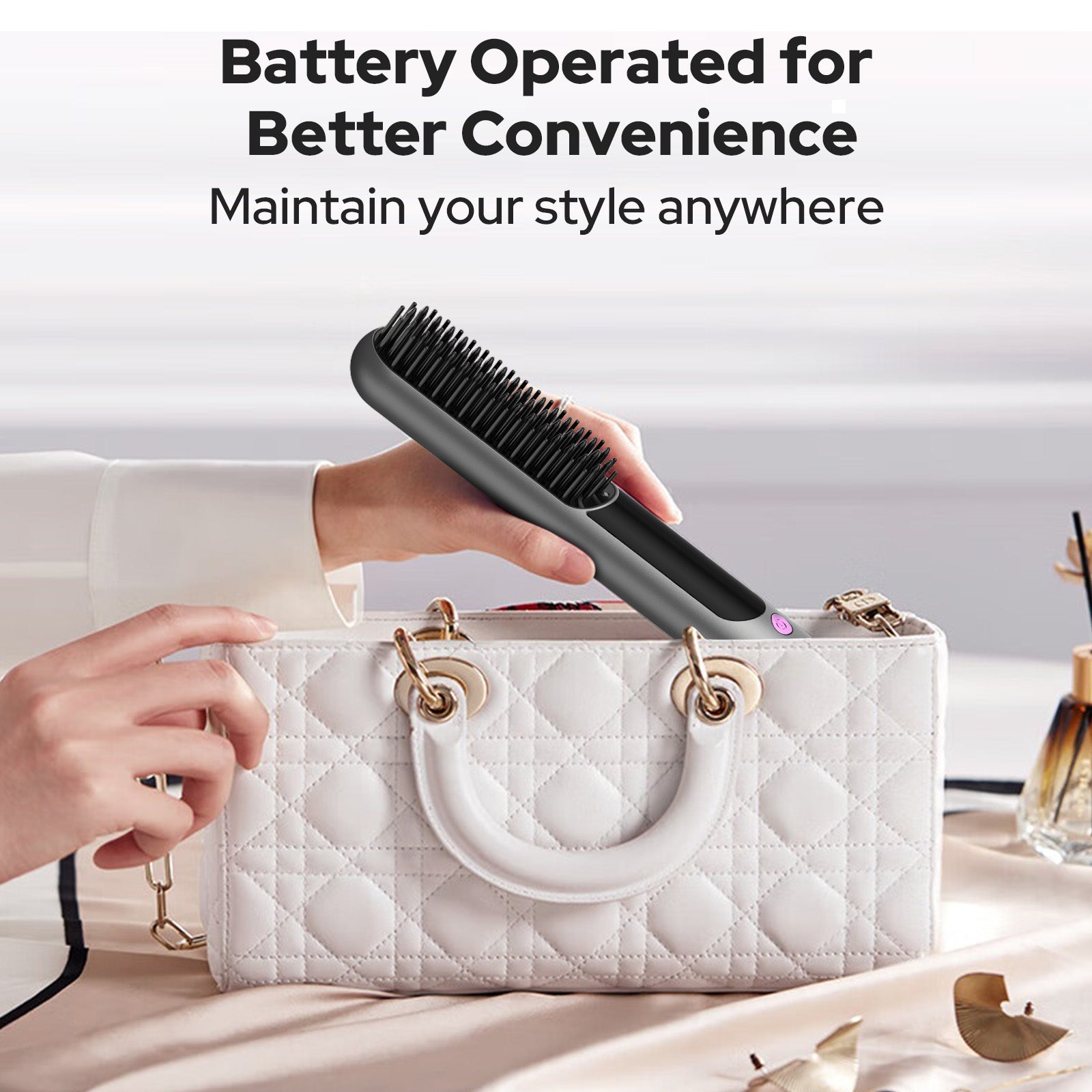 Hair Straightener Brush