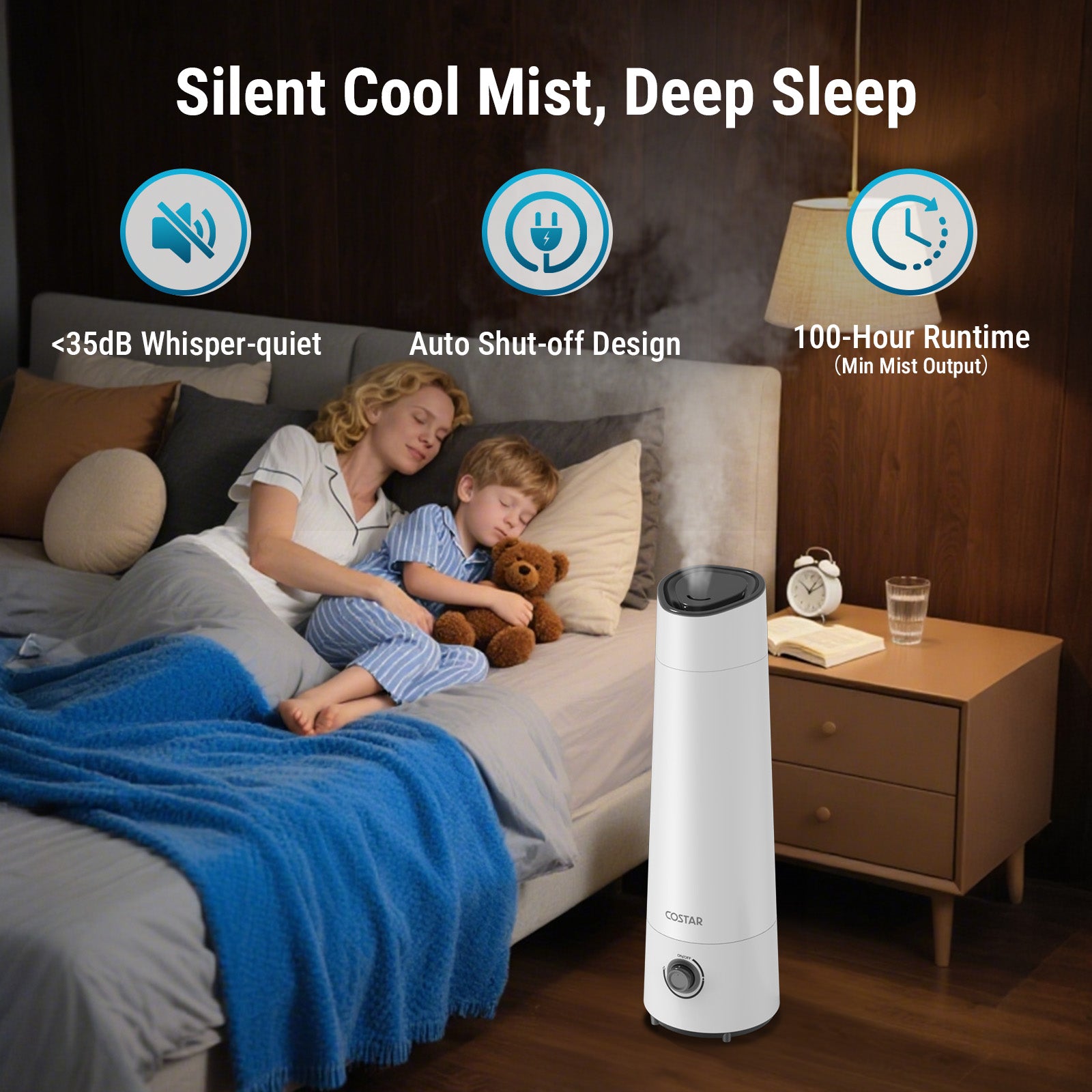 COSTAR 6L Cool Mist Ultrasonic Humidifier CZ01