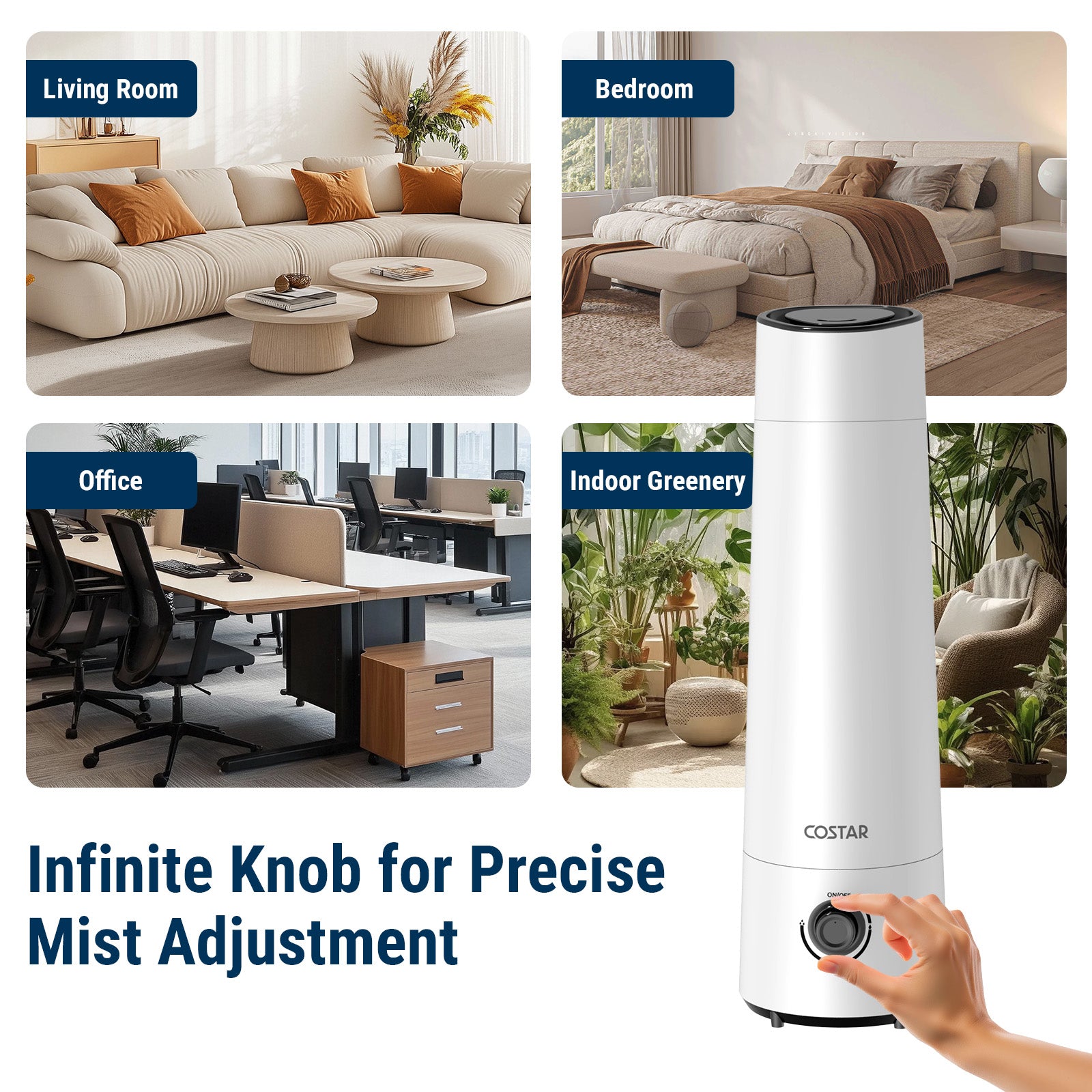 COSTAR 6L Cool Mist Ultrasonic Humidifier CZ01