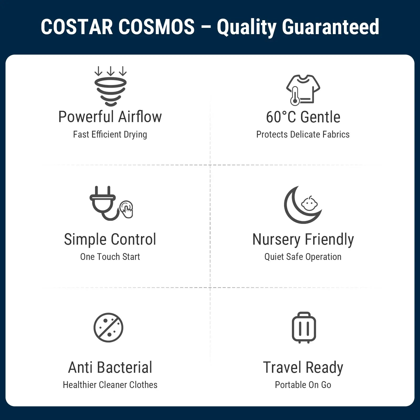 COSTAR Hangable & Foldable Clothes Dryer