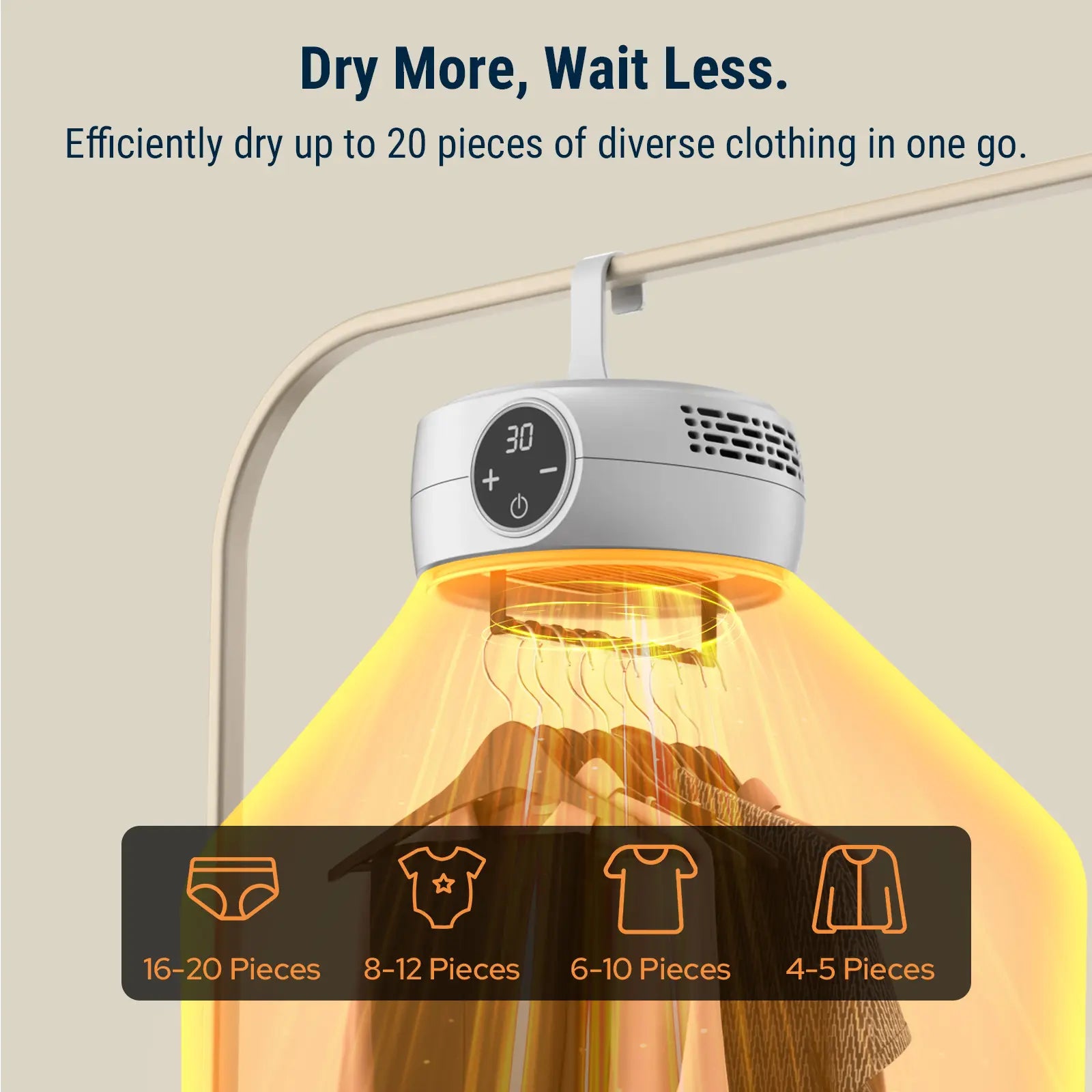 COSTAR Hangable & Foldable Clothes Dryer