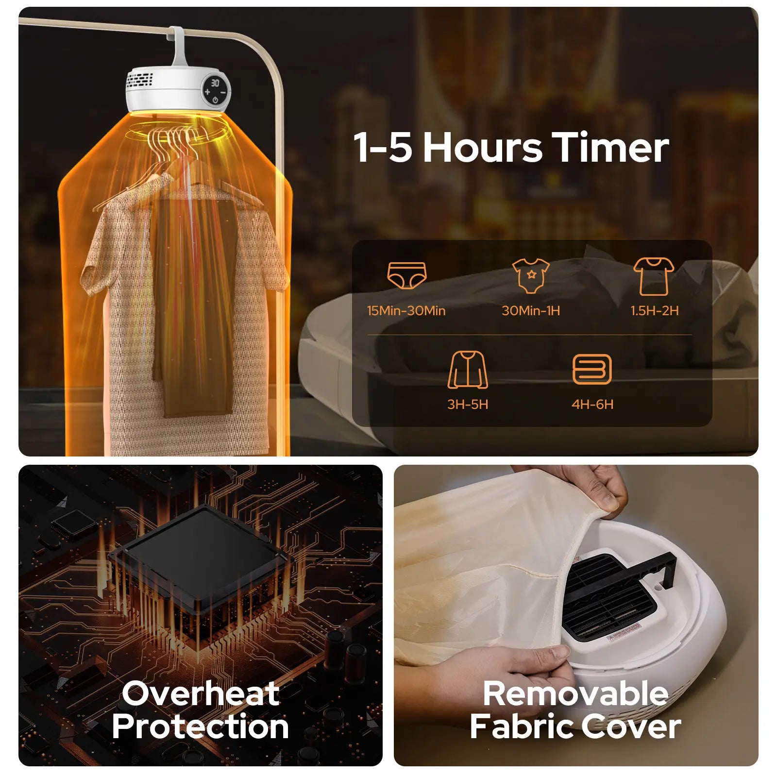 COSTAR Hangable & Foldable Clothes Dryer