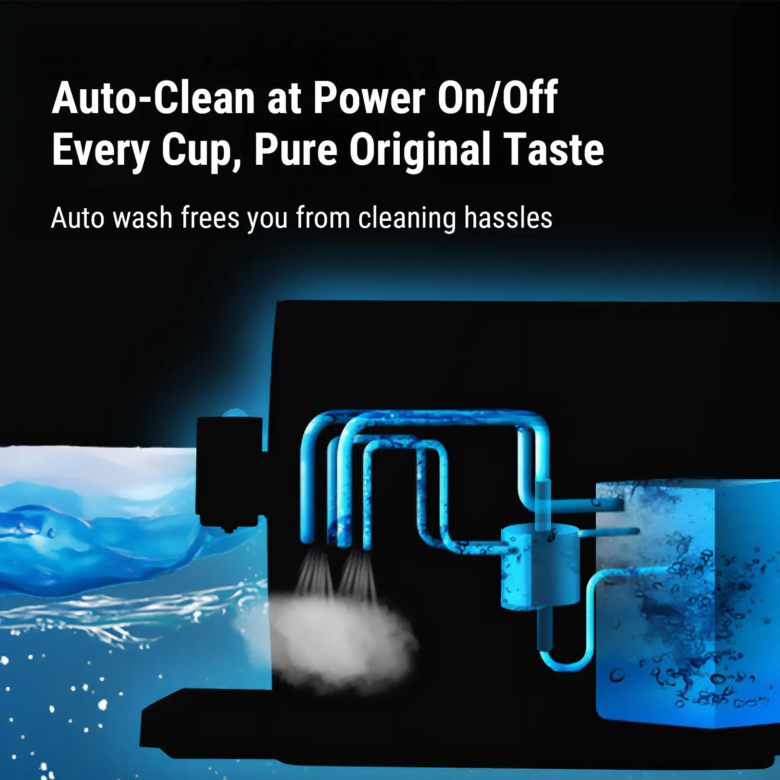 Fully Automatic Bean-to-Cup Espresso Coffee Machine With Milk Frother