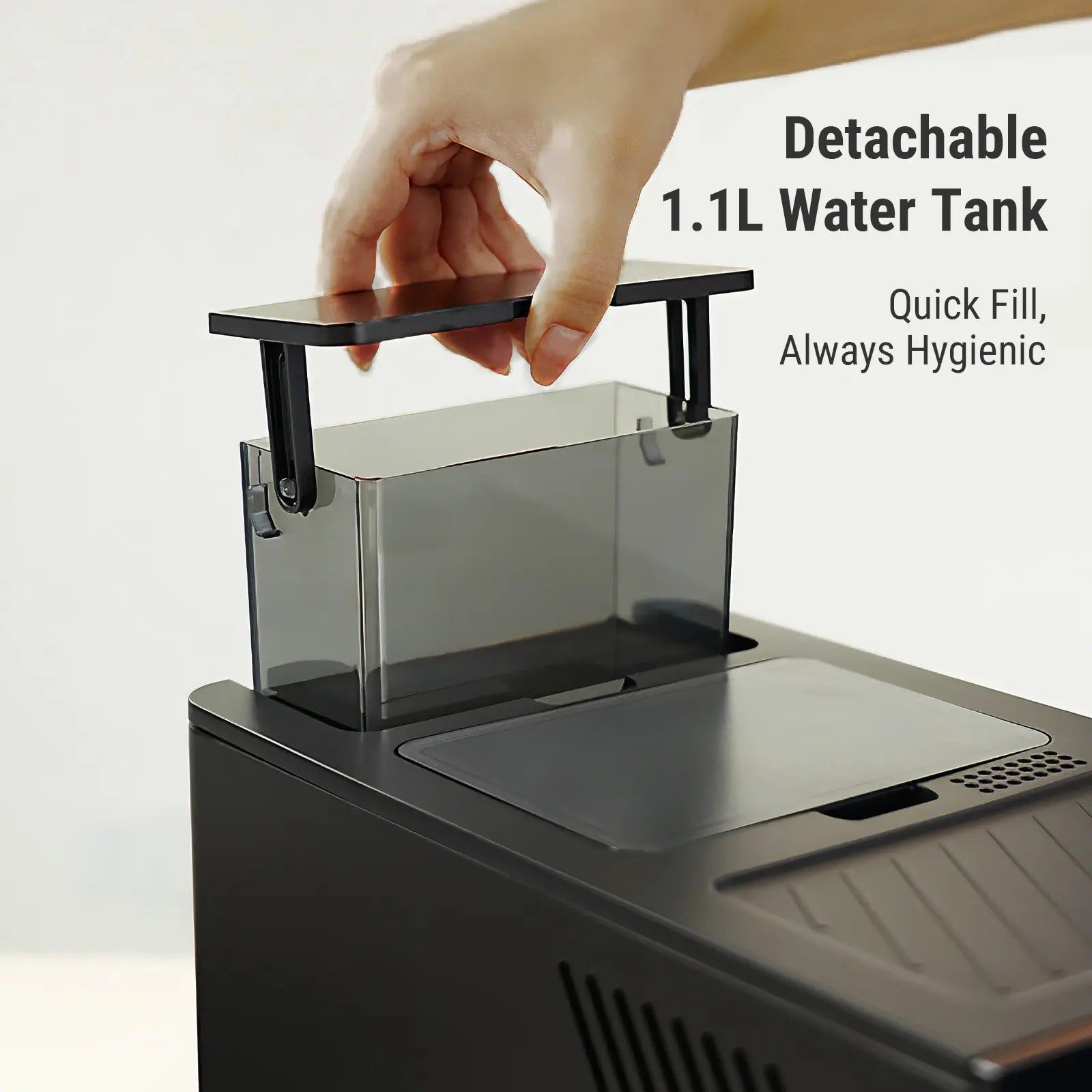 Fully Automatic Bean-to-Cup Espresso Coffee Machine With Milk Frother