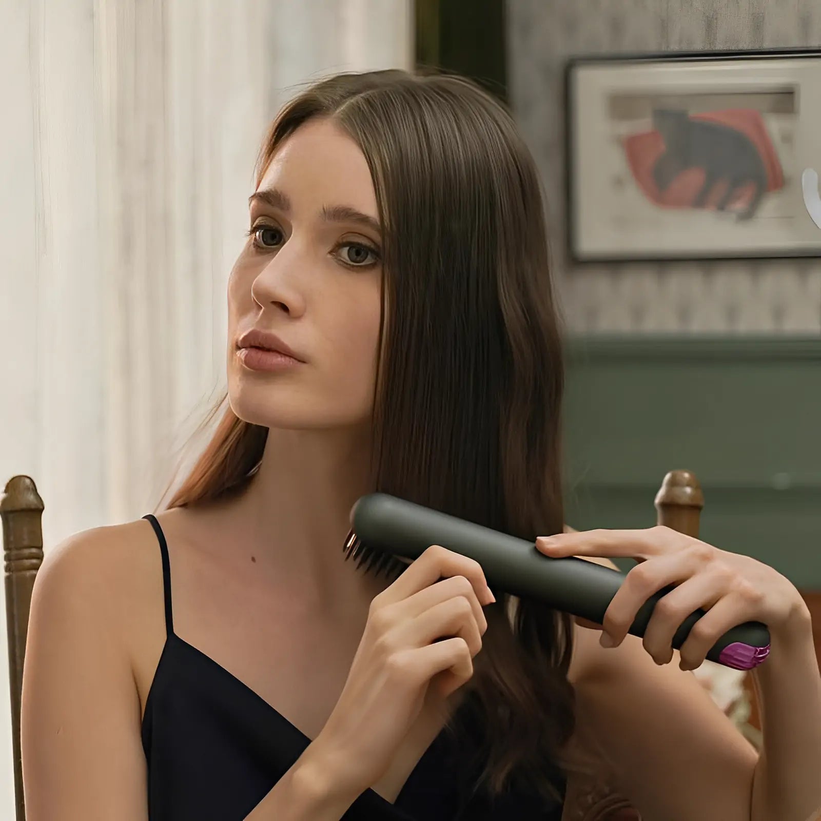 Hair Straightener Brush