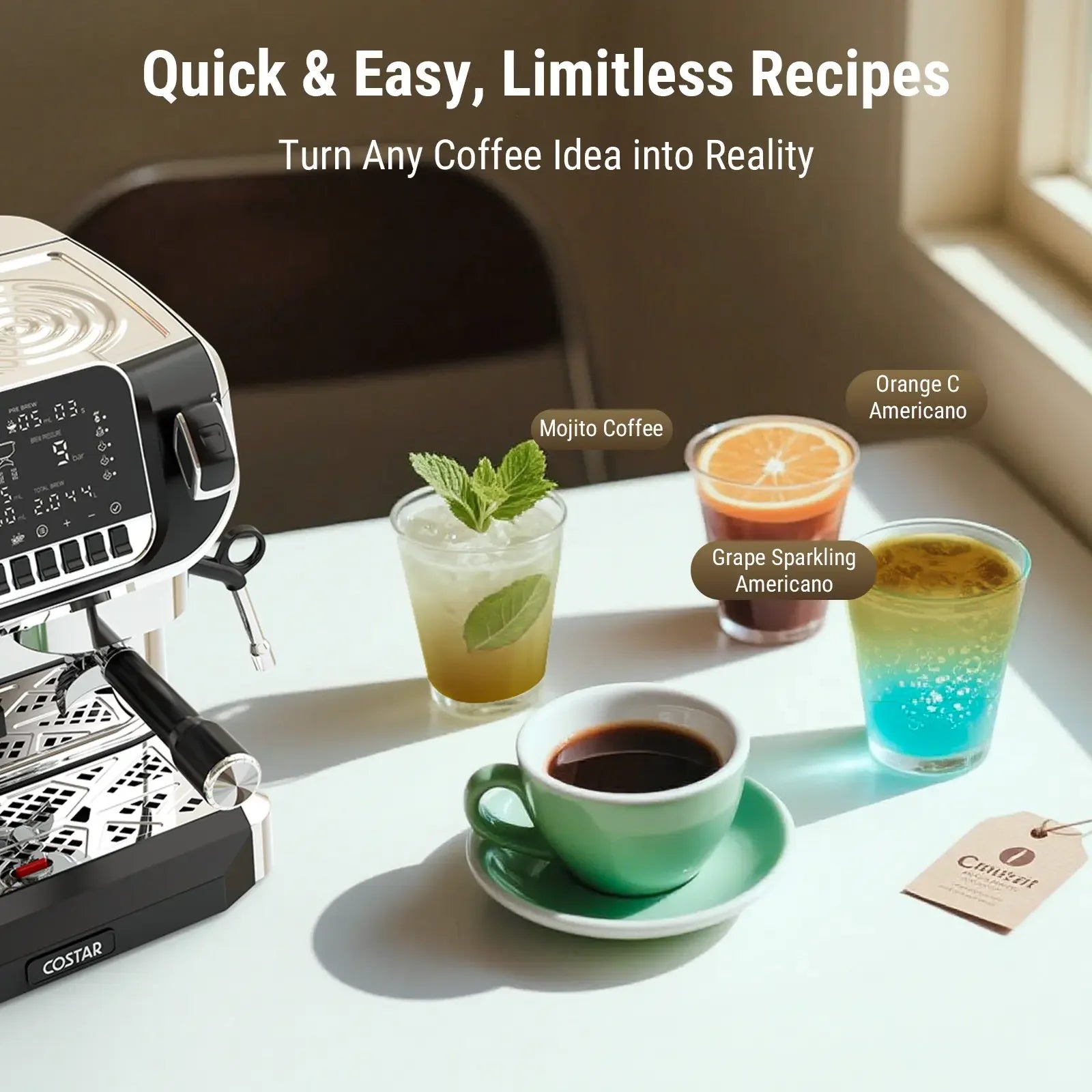 Semi-Automatic Professional Coffee Machine