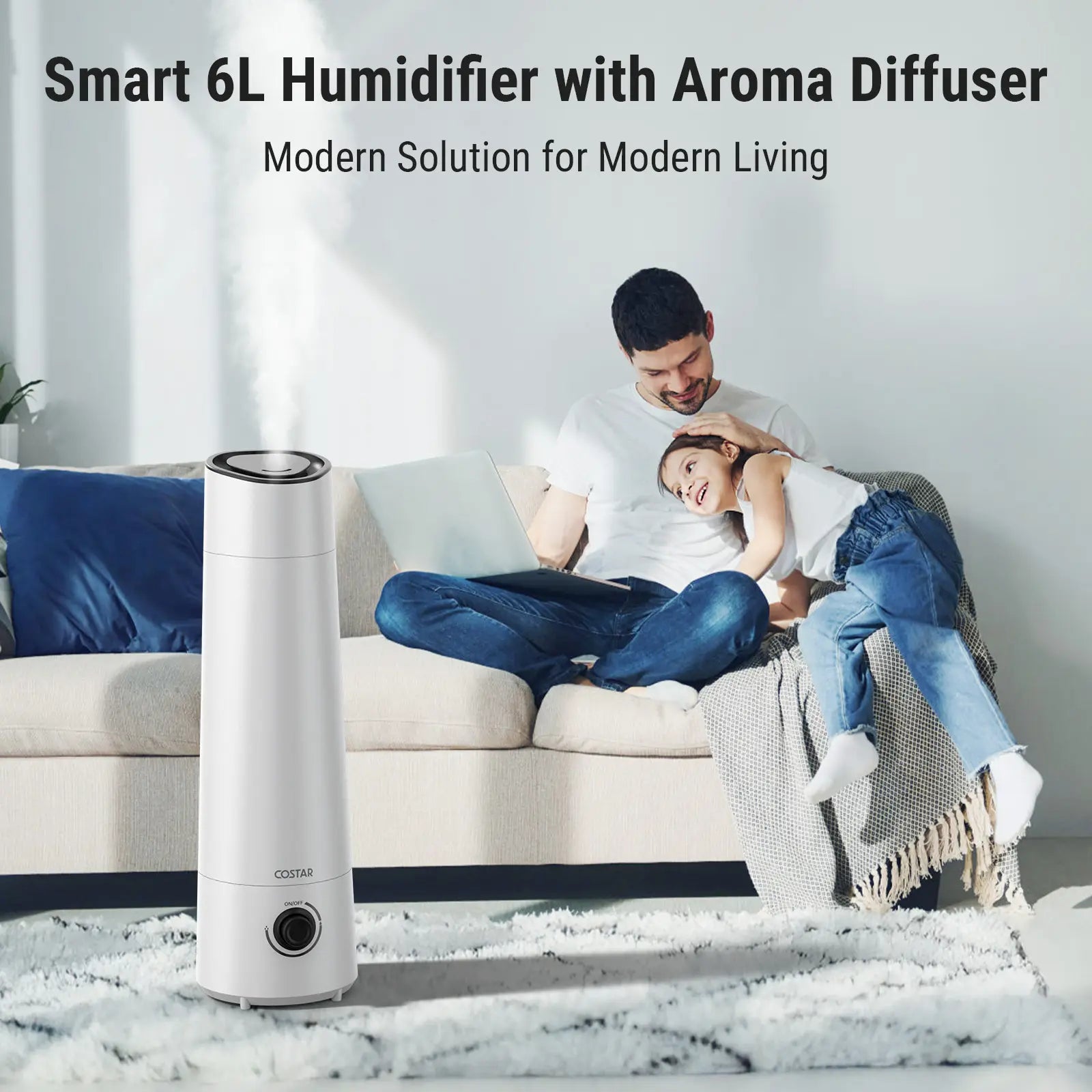 COSTAR 6L Cool Mist Ultrasonic Humidifier CZ01