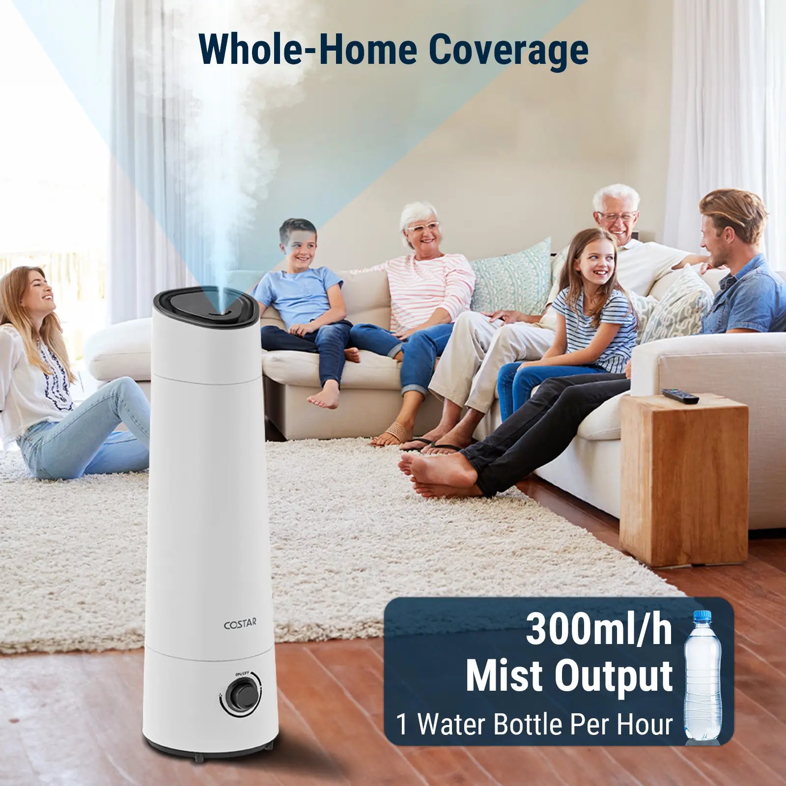 COSTAR 6L Cool Mist Ultrasonic Humidifier CZ01