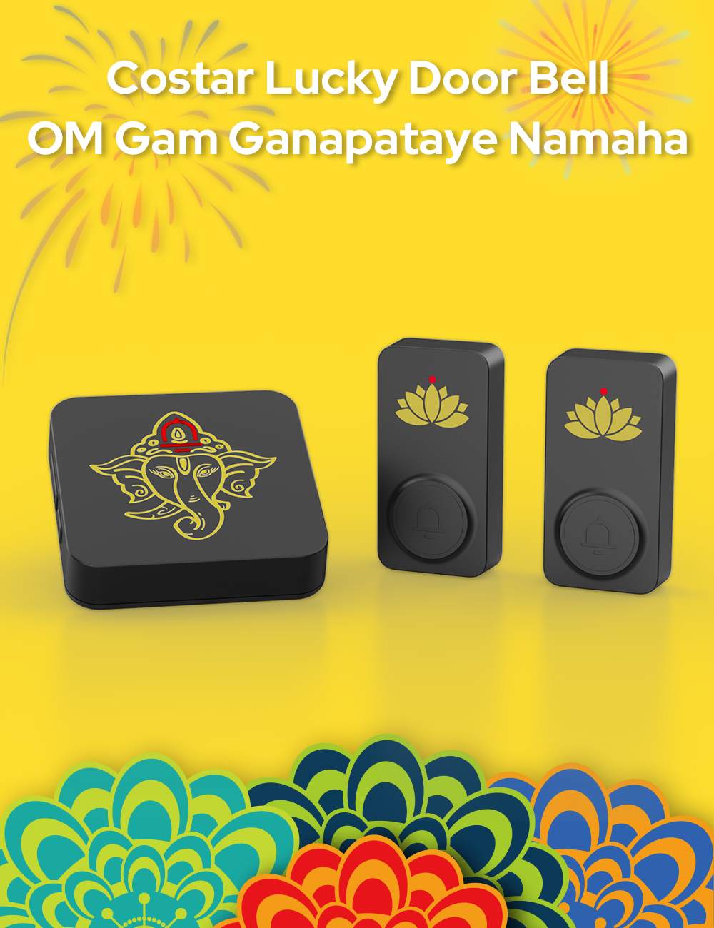 Smart Wireless Doorbell with Special Design (Ganesh Chaturthi)