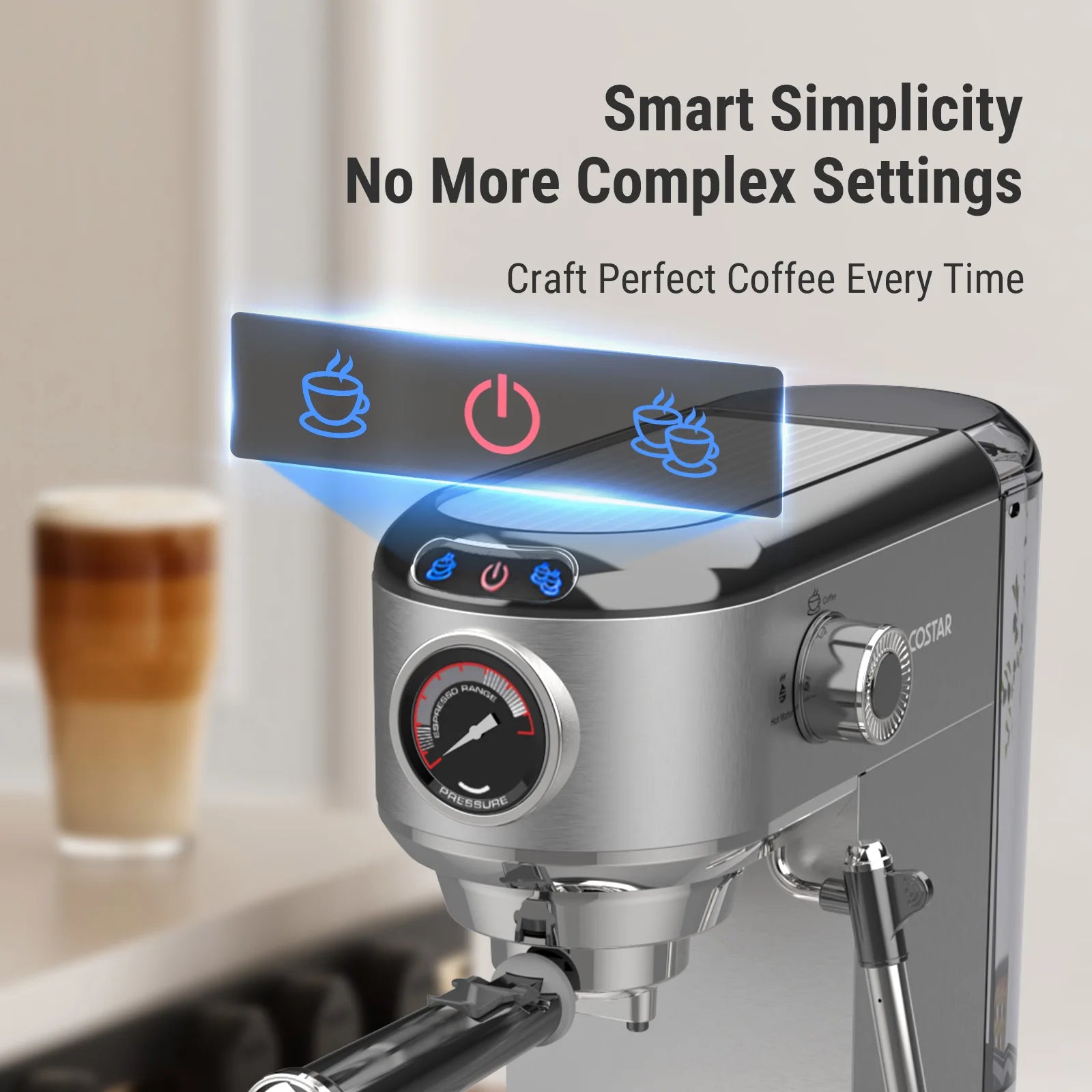 20 Bar Espresso Coffee Machine
