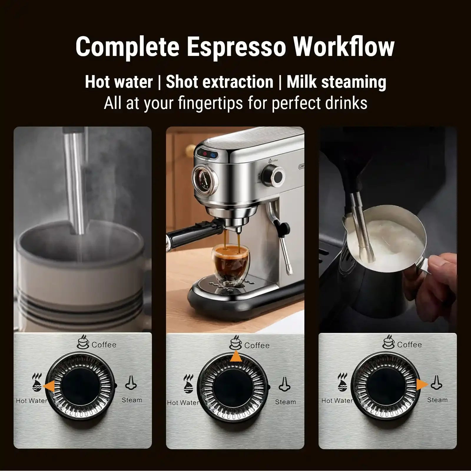 20 Bar Espresso Coffee Machine