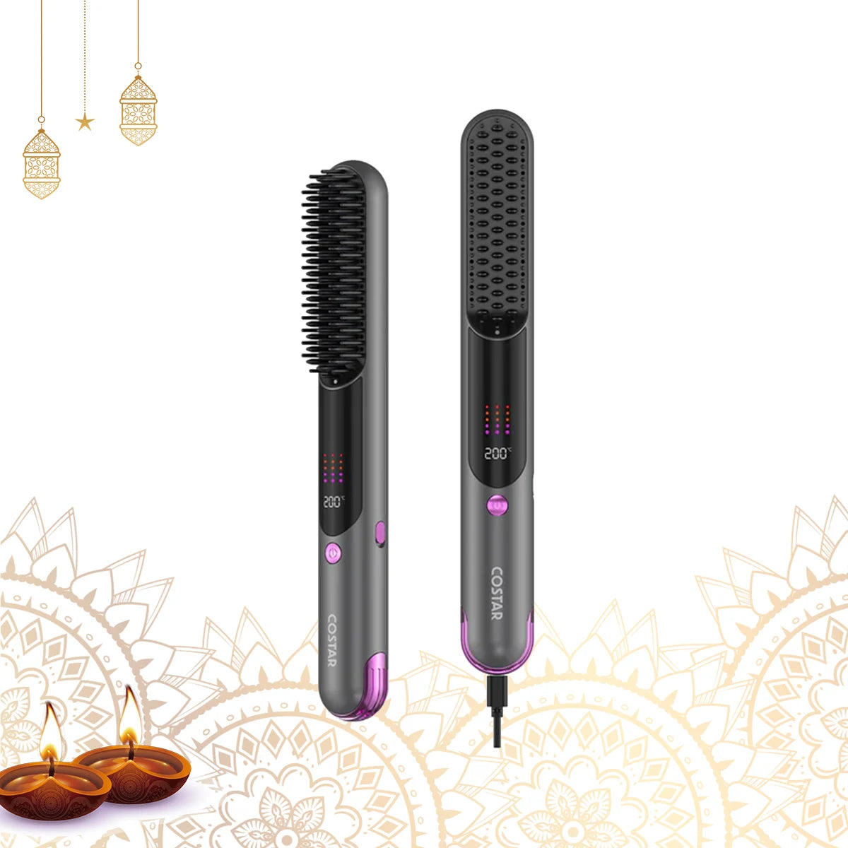 Hair Straightener Brush