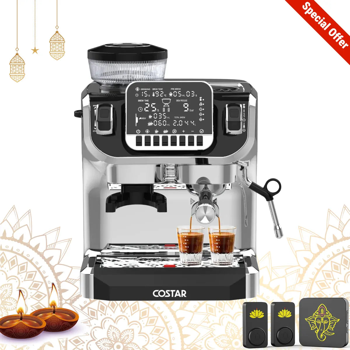 Semi-Automatic Professional Coffee Machine