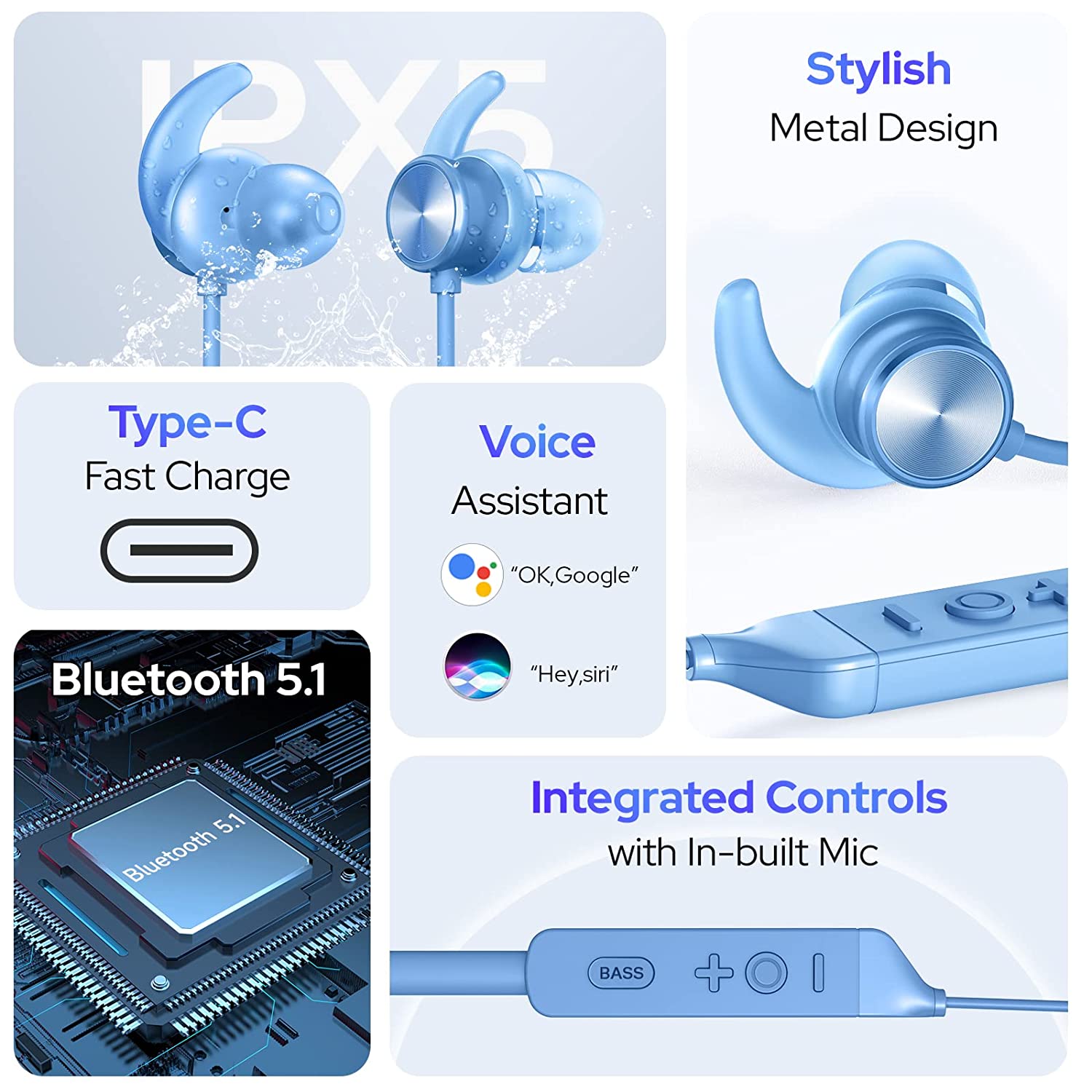 Mateband N300 Neckband Earphones